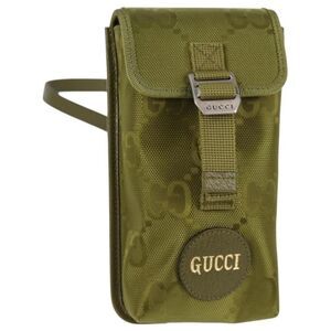 GUCCI Juniper Green GG Eco Nylon Monogram Off The Grid Mini Shoulder Bag